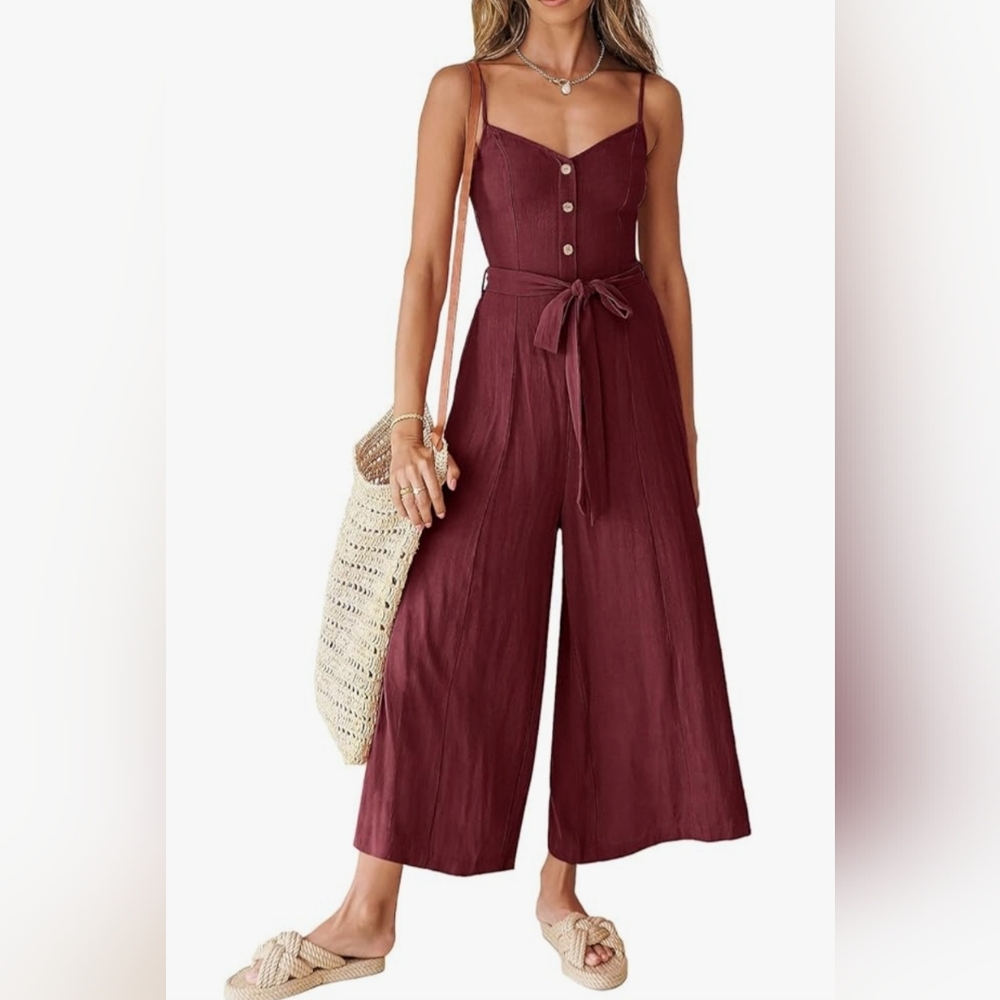 Womens Jumpsuits Spaghetti Strap